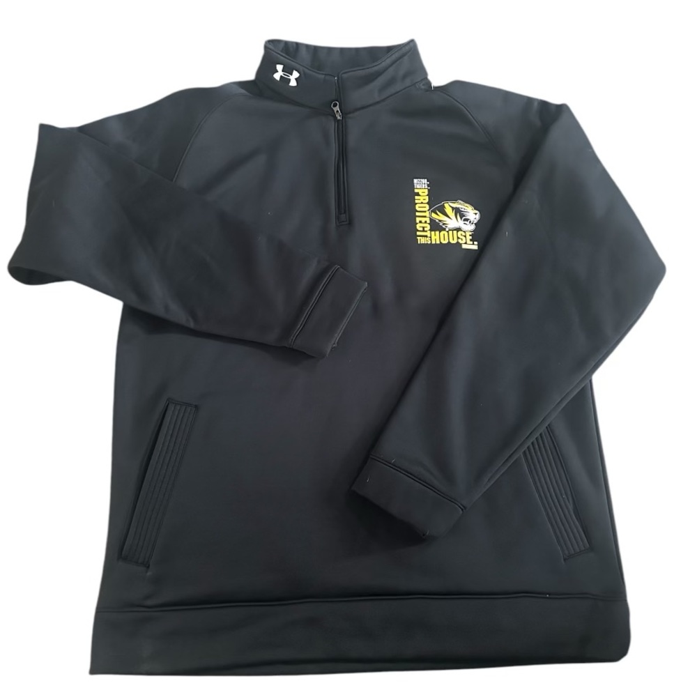 Under Armour Mizzou Tigers 1/4 Zip Pullover Protect this House Men’s size Large